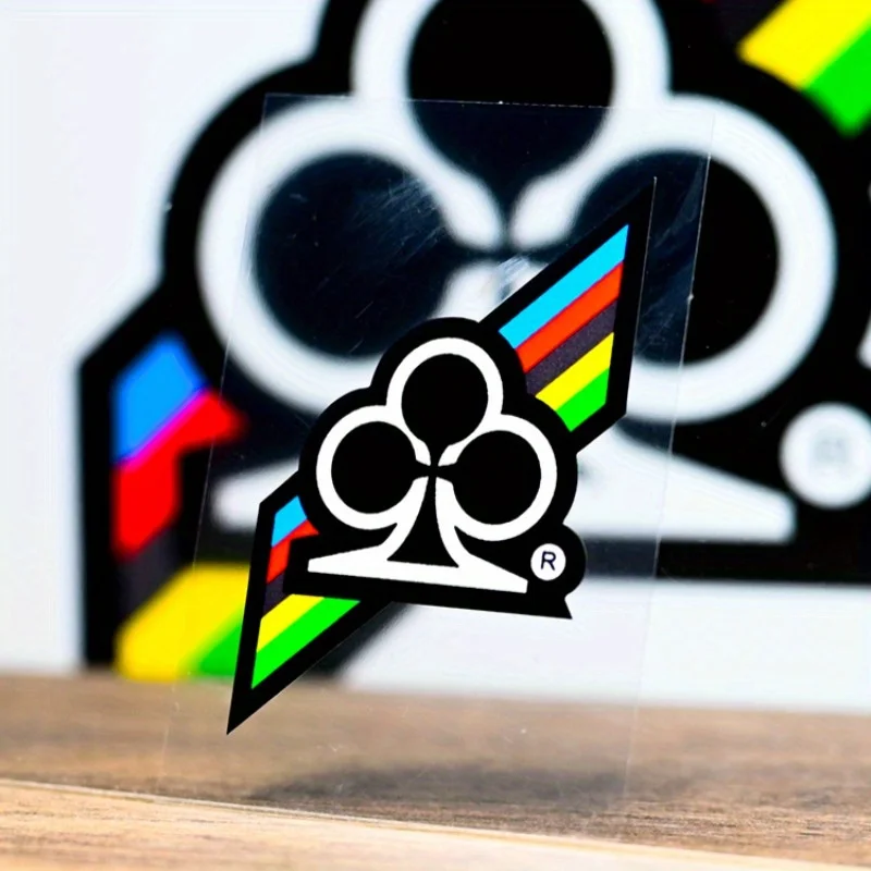 AliExpress NONE 2Pcs/Set Tri-circle Stripe Pattern Vinyl Stickers 4.7cm×7.2cm Waterproof Decals For Bike Motorcycle Helmet Decor