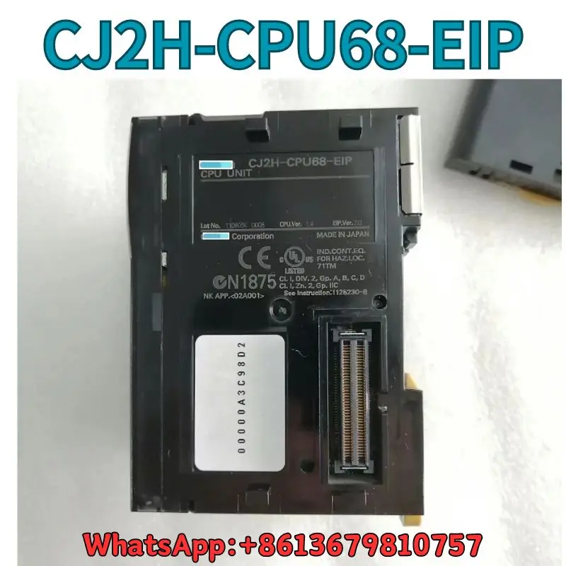 Used CJ2H-CPU68-EIP module test OK Fast Shipping