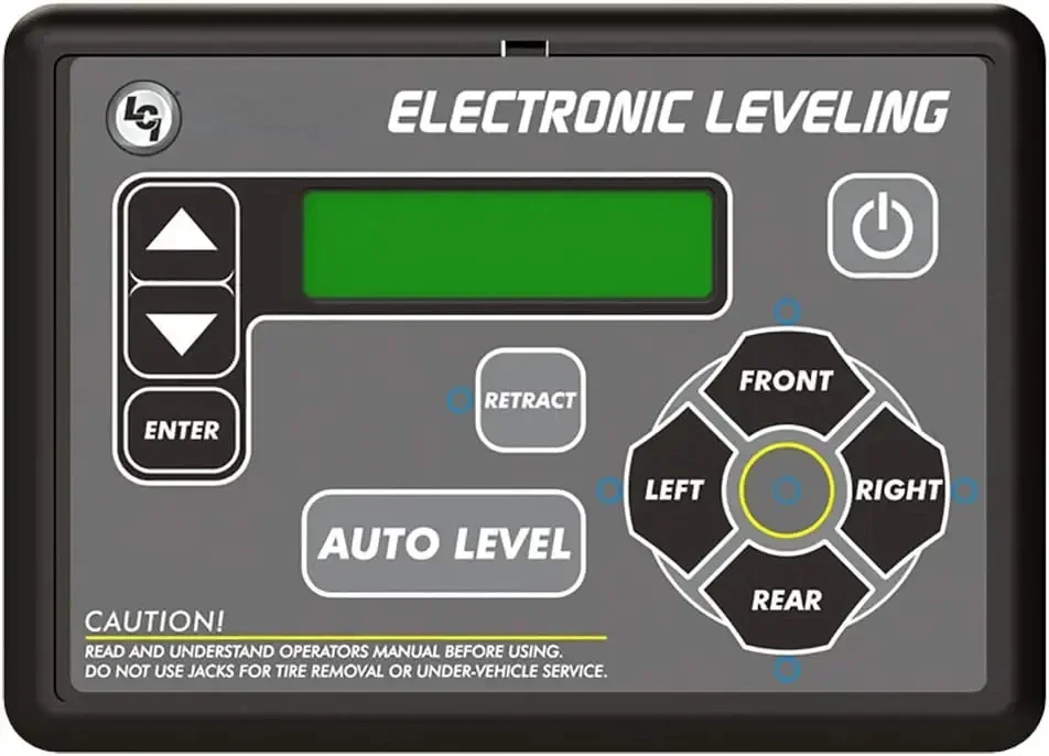 Ground Control RV 5th Wheel and Travel Trailer Leveling System Replacement Touchpad with Auto-Leveling Button - 421484