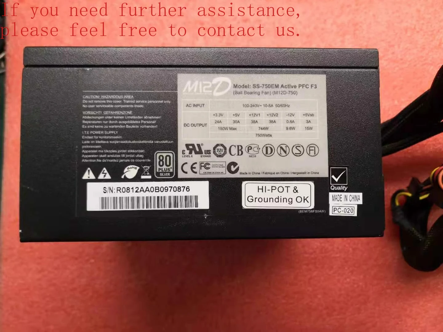 For Quanhan EVGA desktop power supply 600W650W 700W 750W 800W 850W power supply, Haiyun, Corsair
