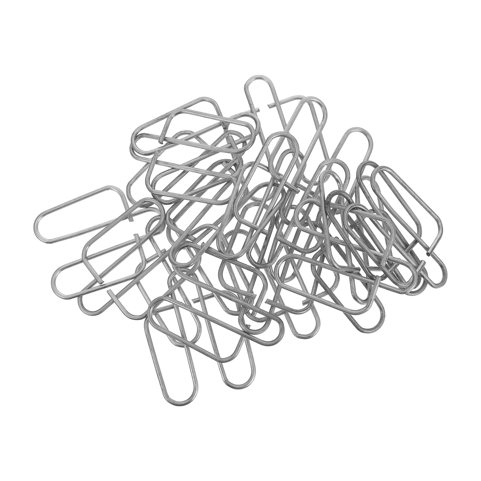 

20pcs Door Fixing Clip Galvanization Spring Lock Feeder Box Fastener Pet Cage Feeder Clip Replacement Rabbit Bird Cage Use