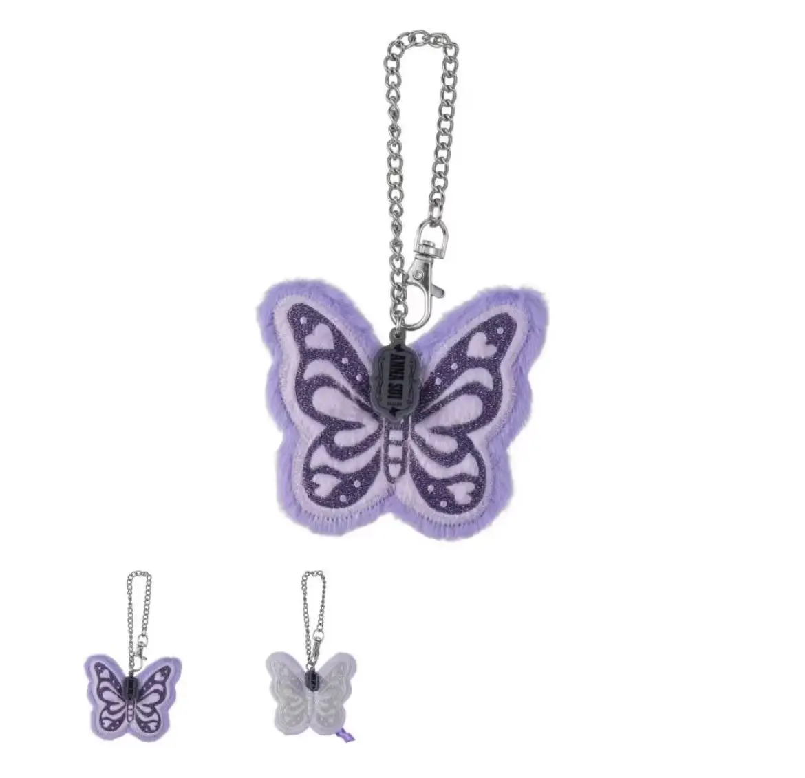 

Anna Sui Sport Collaboration Butterfly Metal Keychain -Stylish Women's Fashion Jewelry Gift, Elegant Portable Key Ring