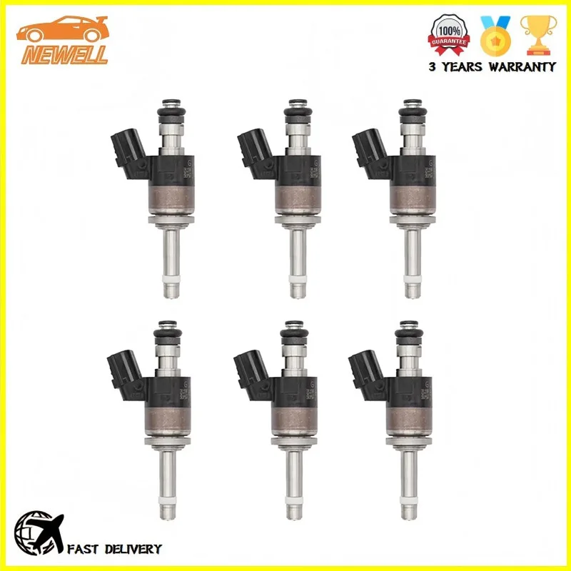 

6pcs 16010-RLV-315 16010RLV315 16010-RLV-305 16010RLV305 Fuel injector For Honda Pilot Odyssey Ridgeline 3.5L V6 2016-2020