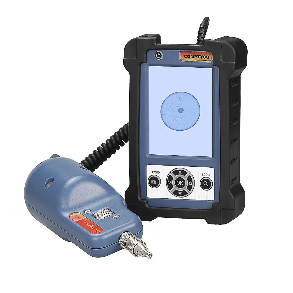 Fiber Optic Microscope AUA-400 FTTH Cleaning Tool Face Magnifying Glass SCUPC/SCAPC Interface Fiber Optic Face Detector