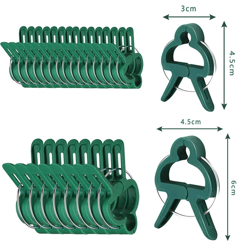 10/20Pcs Stałe klipsy do roślin Wielokrotnego użytku Uchwyt do szklarni ogrodowej do stałych roślin Winorośl Kwiat Sadzonka Pomidory Wsparcie Klipsy