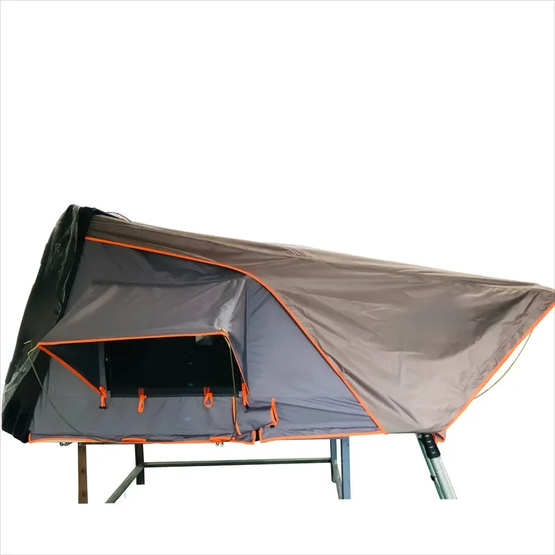 Portable SUV Hard Shell ABS Roof Top Tent 4x4 Off-Road Camping Retractable Polyester Mesh Truck Trailer Roof Top Rooftop