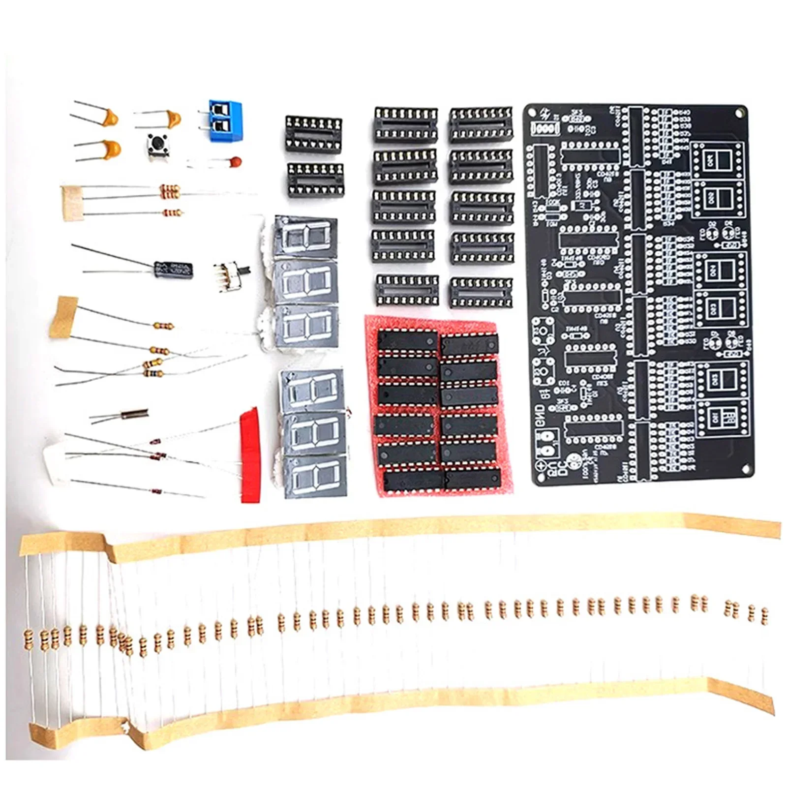 New Digital Clock Circuit DIY Kit Electronic Clock Teaching Soldering Practice Kit High quality and durable Manual Assembly