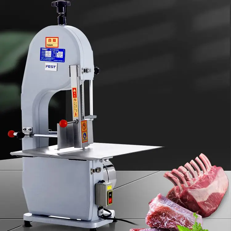 Professional Commercial Bone Saw Machine for Butcher Shop Chicken Cutting Stainless Steel Blade Meat Processing Tool Pro