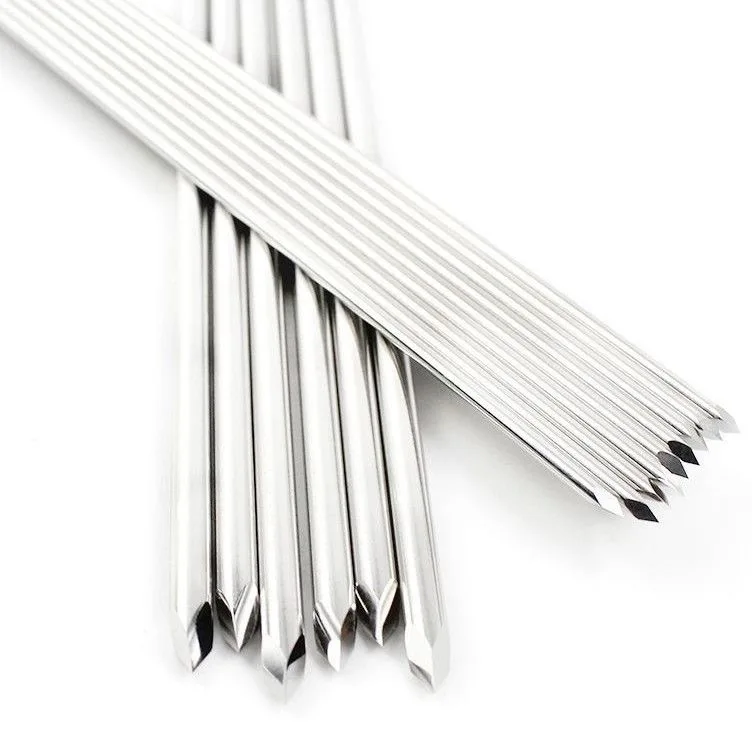 10 Piezas Alambres Kirschner 250mm, Acero Inoxidable 317 Grado Médico, Instrumento Quirúrgico Ortopédico para Implante Óseo