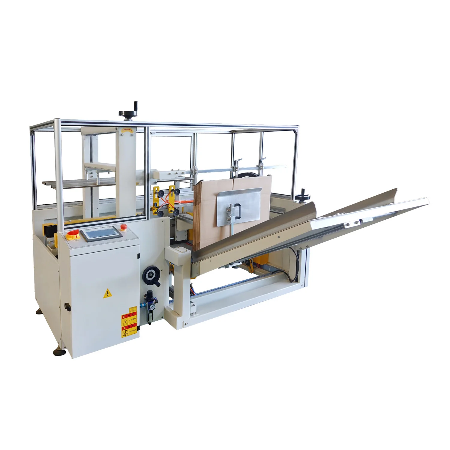 Тяжелый высокоскоростной чехол для бывшего и запайщика. Автоматическое оборудование для эрекции картонных коробок. Насадка для запайки нижнего клея в комплекте.