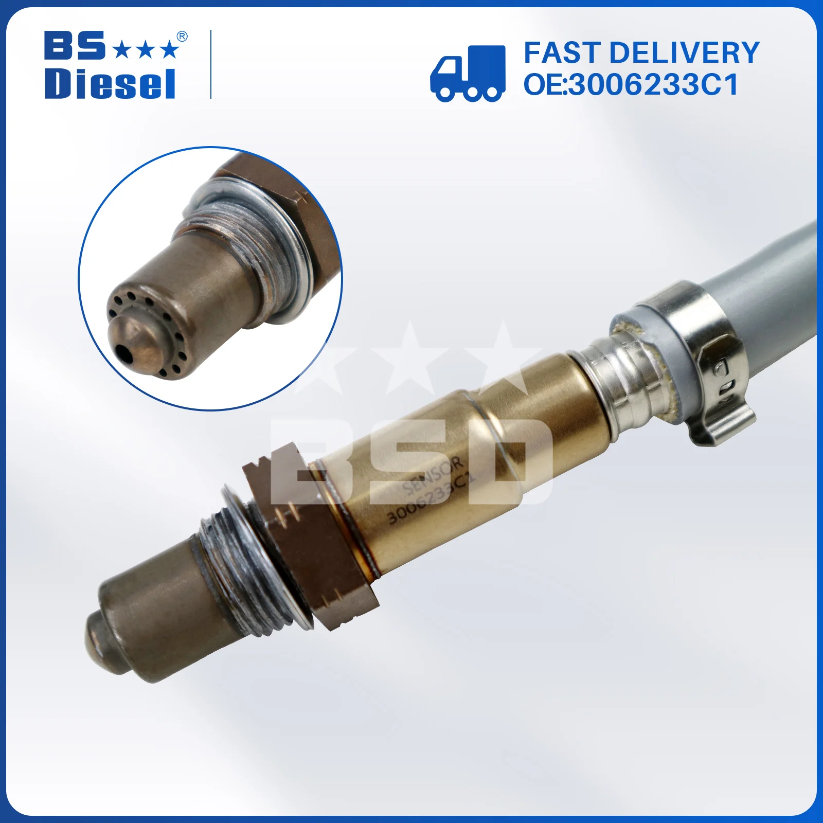 Heavy Duty Truck Spare Parts O2 Oxygen Sensor 0281004171 3006233C1 for Navistar MaxxForce 11 13 15 Engine