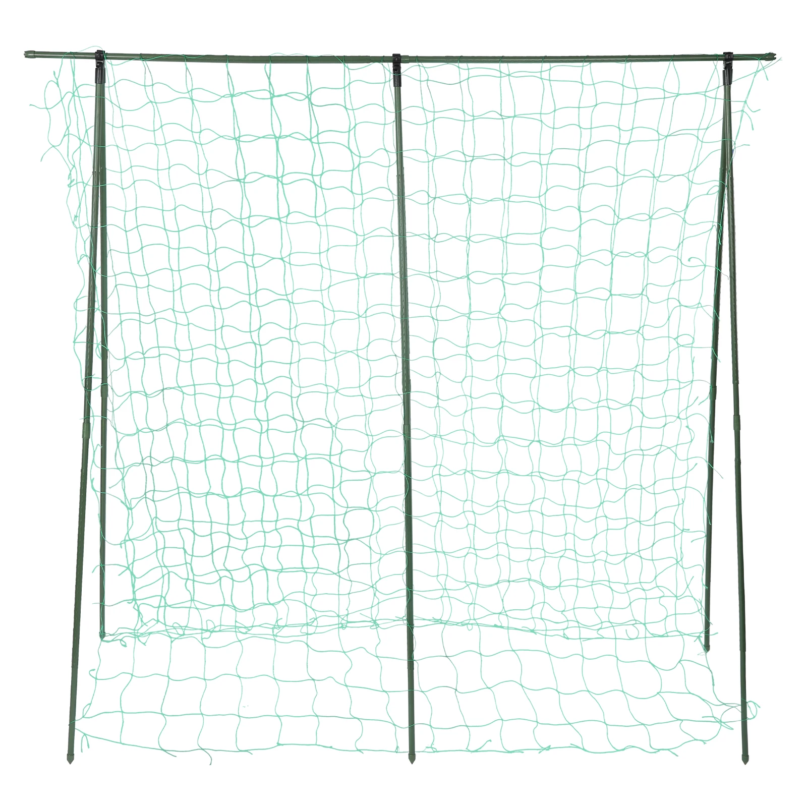6*7,55ft Gartenrankgitter für Kletterpflanzen – Garten-Tunnelrankgitter aus Metall, gewölbter Gurkenständer mit Kletternetz für Erbsen und Rosen – Detail 16