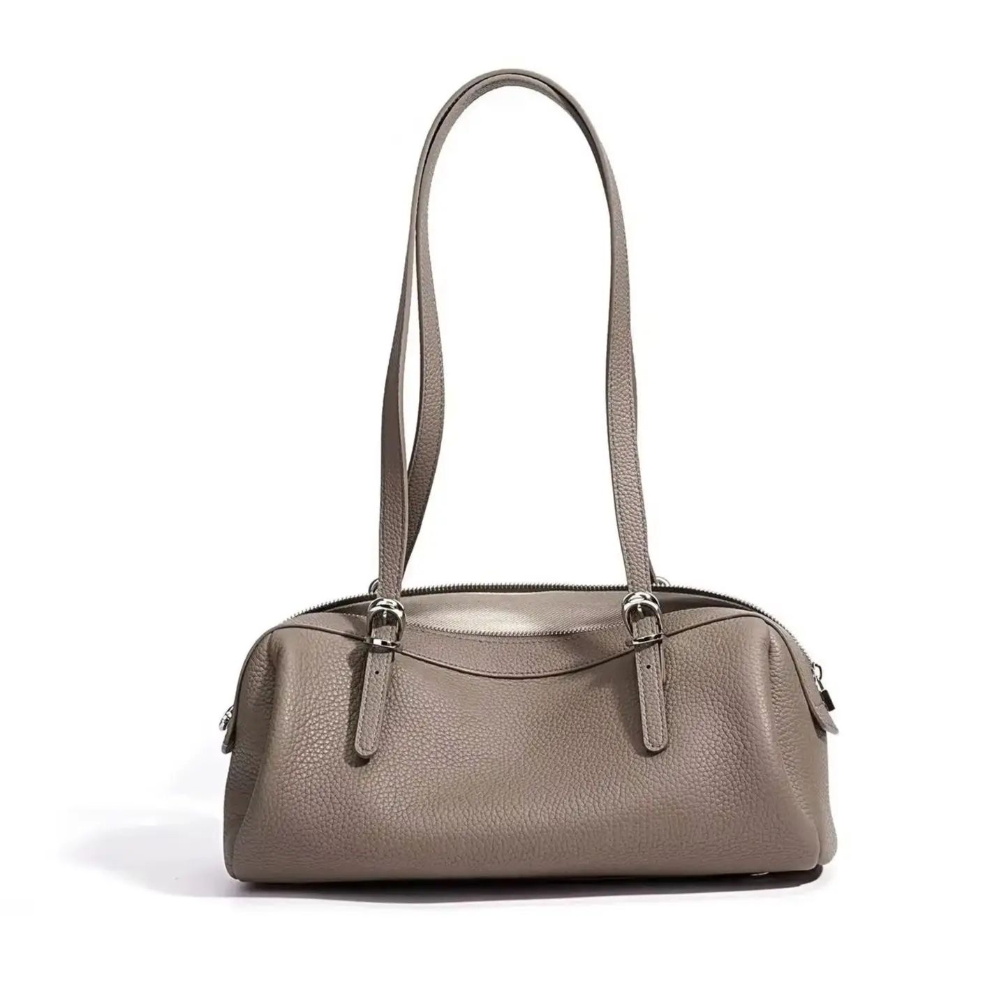 

Genuine Grade Women's Leather Underarm Bag Luxury Deisgner Brand Cowhide Ladies Shoulder Purses Bags for Woman Bowling Bag 2026