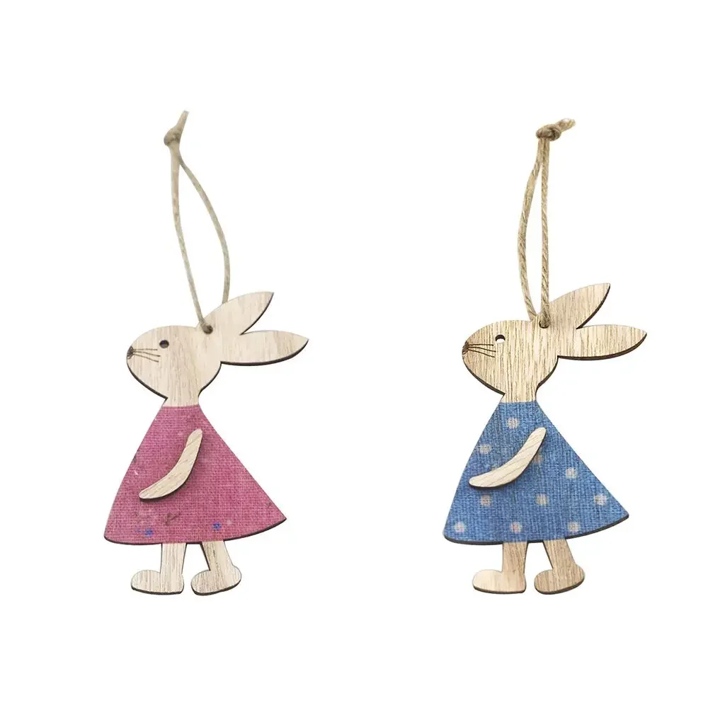Mini Rabbit Wood Carving: Backpack Hanging Decoration Gift Supplies Gift Book Bag Pendants Presentation