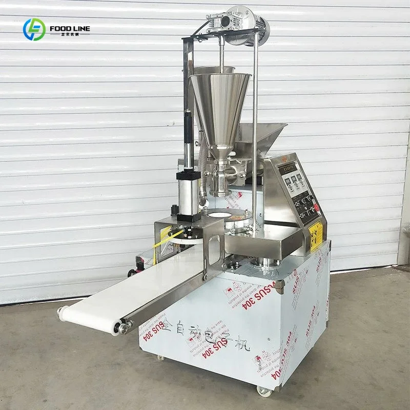 Dimsum Forming Chicken Bun Baozi Momo Making Machine Big Stuffing Buns Extruder Machine Price FL Customized