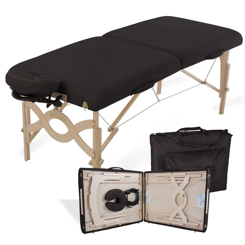 Tragbares Massagetisch-Paket AVALON Reiki Endplate, Premium FlexRest Gesichtsauflage und Strata-Kissen, Tragetasche 30x73