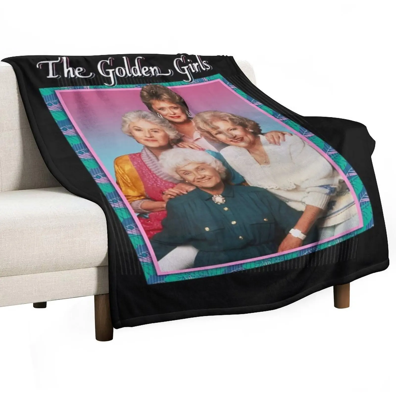 

The Golden Girls Golden Girls Throw Blanket funny gift Fashion Sofas Decorative Beds blankets ands Blankets