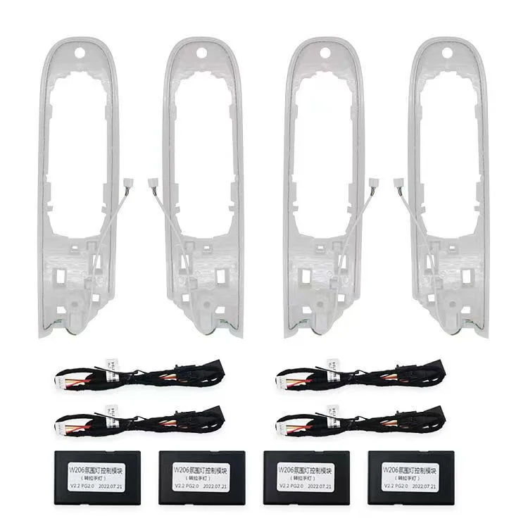 For For GLC X254 C-Class W206 Ambient Light 64 Color Ambient Light 4D Rotating High Pitched Backrest Armrest Light Atmosphere