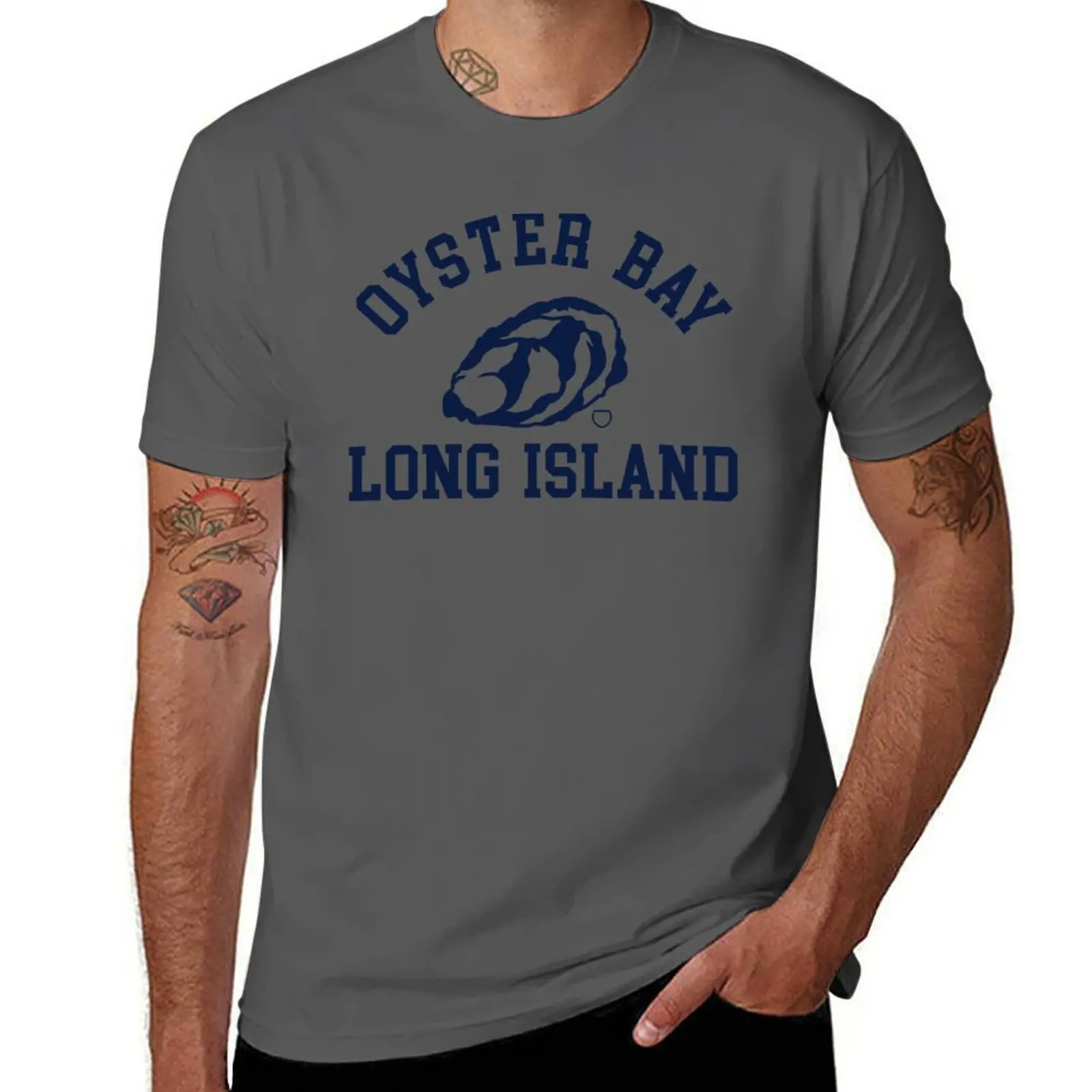 

Oyster Bay Long Island T-Shirt Utility Casual Work T-Shirt
