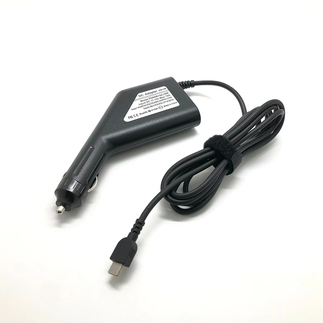 T07C-65W USB typu C Uniwersalna ładowarka samochodowa do laptopa Dc Zasilacz do Lenovo Hp Asus 5V 12V Quick Charge 3.0