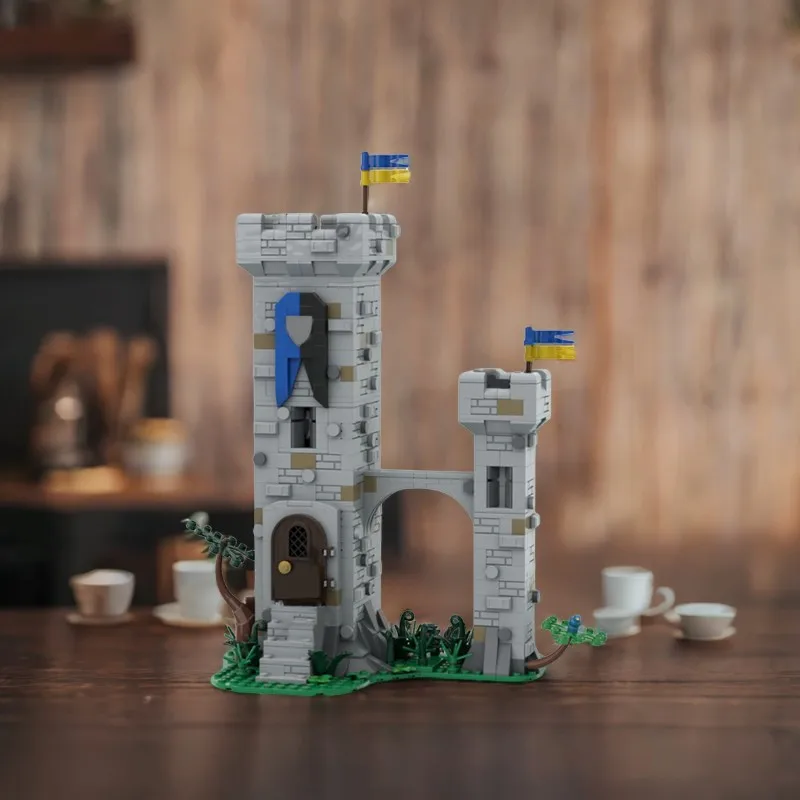 

942 шт. Moc Черный Сокол Башня Замок Модульные Строительные Блоки Развивающая Модель Строительные Блоки День Рождения DIY Игрушки Подарок