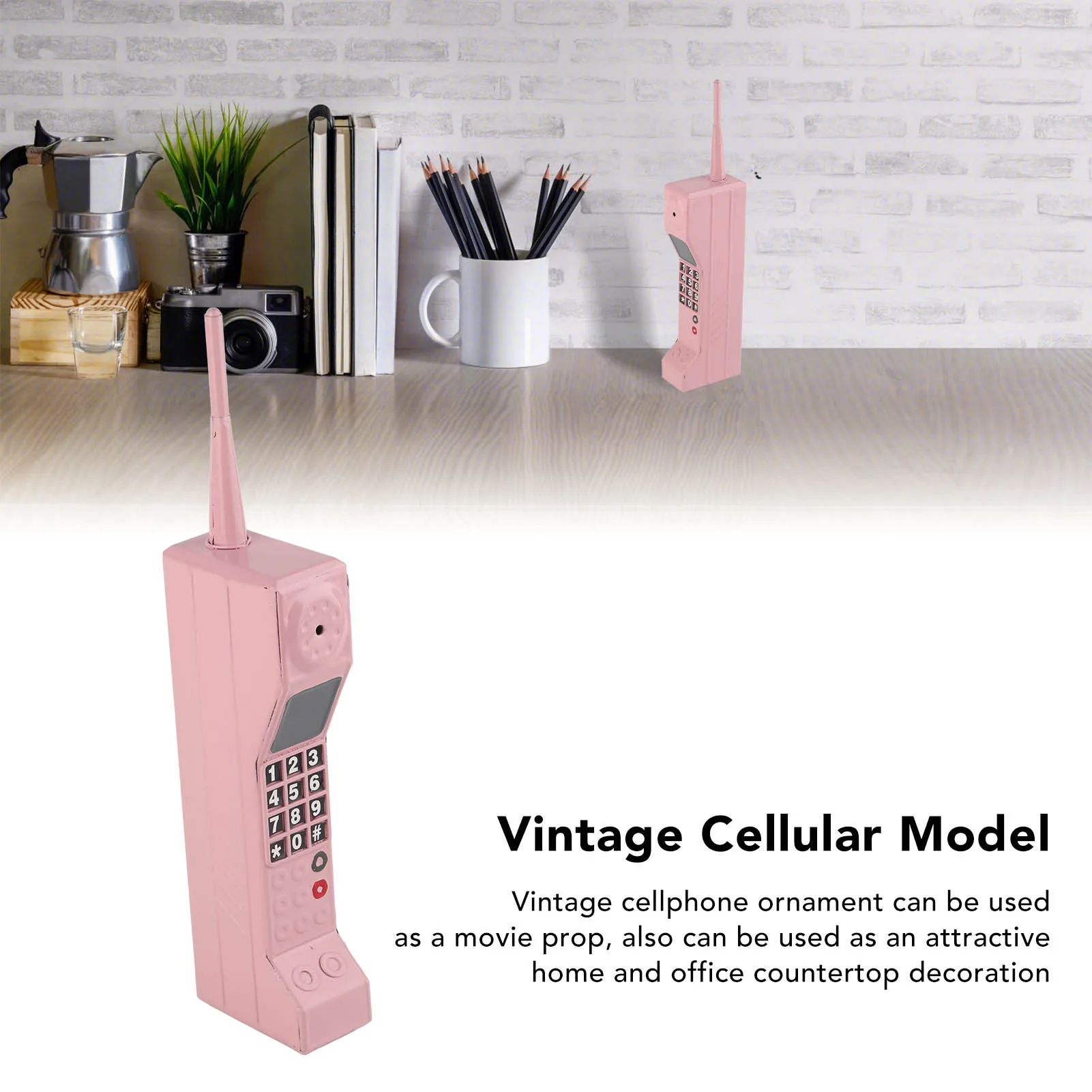 Retro Cellphone Model Old Fashioned Cellular Phone Model Ornament Vintage Simulation Photographic Props For Home Stage