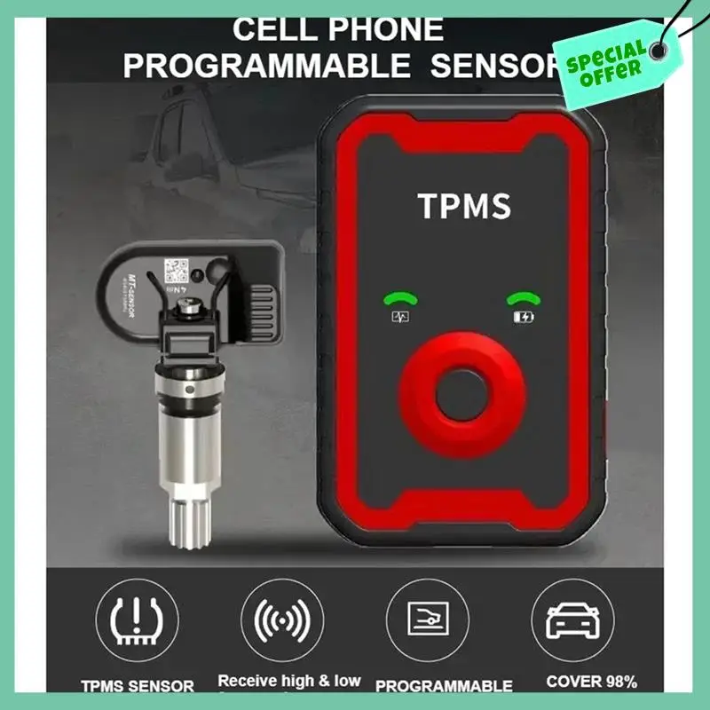 

A03G-Programable TPMS Sensors 2 In 1 433Mhz+315Mhz Support Programing With CELL PHONE Tool