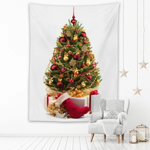Weihnachtsbaum -Wandteppich, Decke, Haus, Party Bannerklasse, Kunstdekoration 10 Hauptverkaufs -Weihnachtstapestry - №9