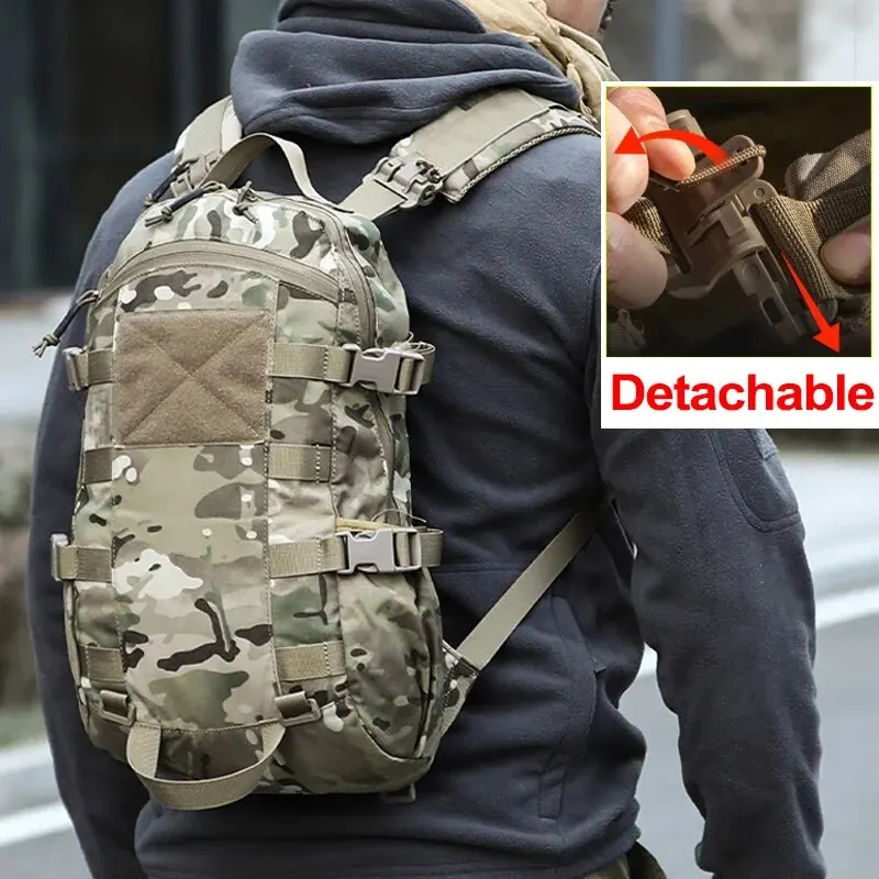 Tactical Cycling Backpack Camping Travel Bag For Men Camouflage Riding Outdoor Molle Daypack Laptop Hiking Hunting Fishing Bag