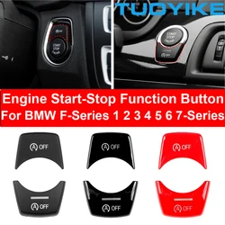 ボタンスイッチカバー,BMW f20,f22,f30,f32,f34,f36 m3,m4,f80,f83,f10,f07,f06用の車のスタートストップエンジンオフボタンスイッチカバーf12、f01、f02