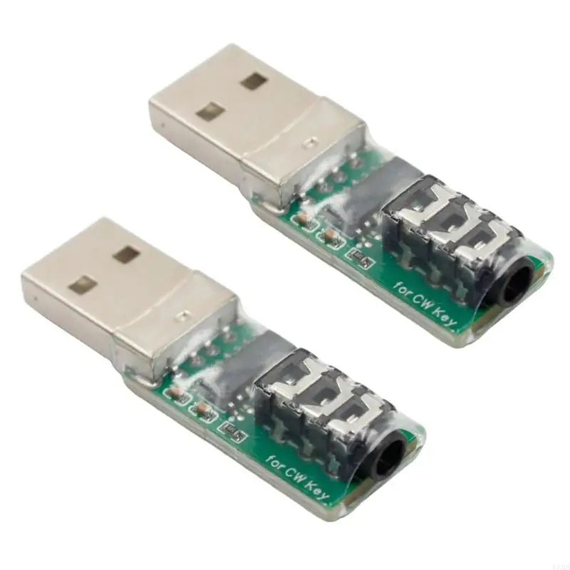 

LX0B Morse USB Key Trainer Phone Computer Connectors Code Trainer for VBand/CW Key