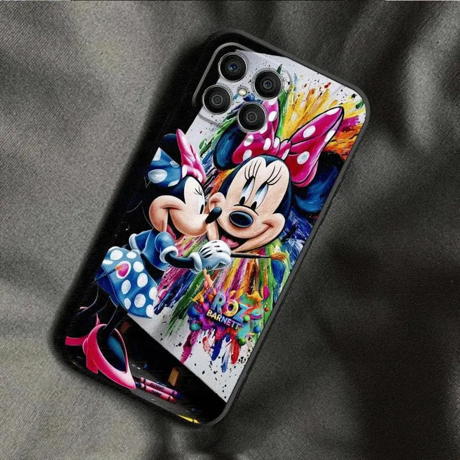 Mickey Mouse Cute Colour Case For Honor X8a X8 90 X9a 8X 70 X9 X6 Magic5 Pro P40 Pro Black Soft Phone Funda