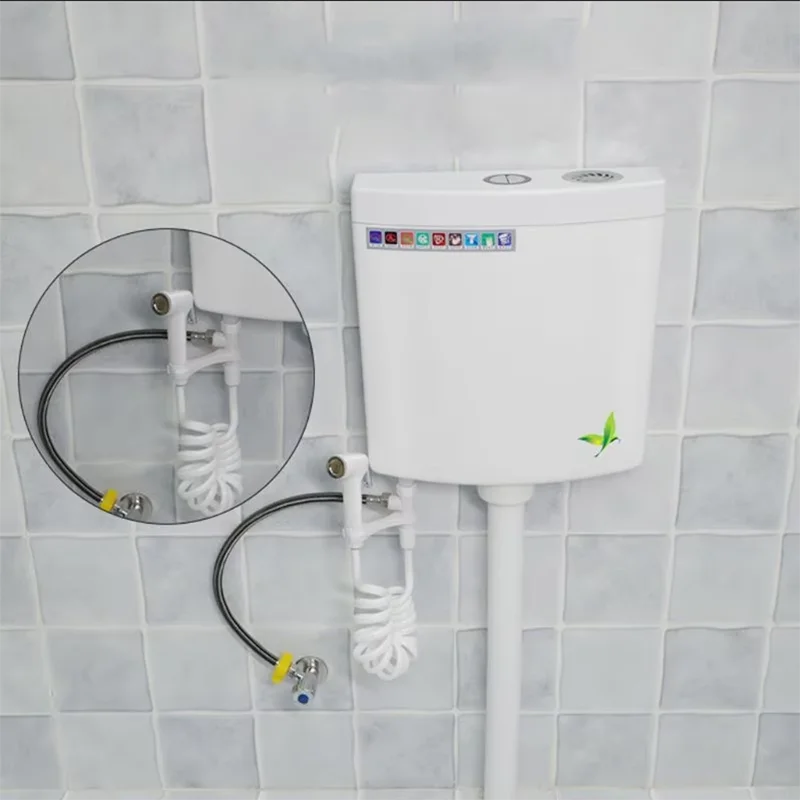 

Белый портативный биде-спрей из АБС-пластика с выдвижным шлангом, ручной, с креплением на кронштейн, без монтажа, с клапаном для подачи воды, инструмент для чистки A6