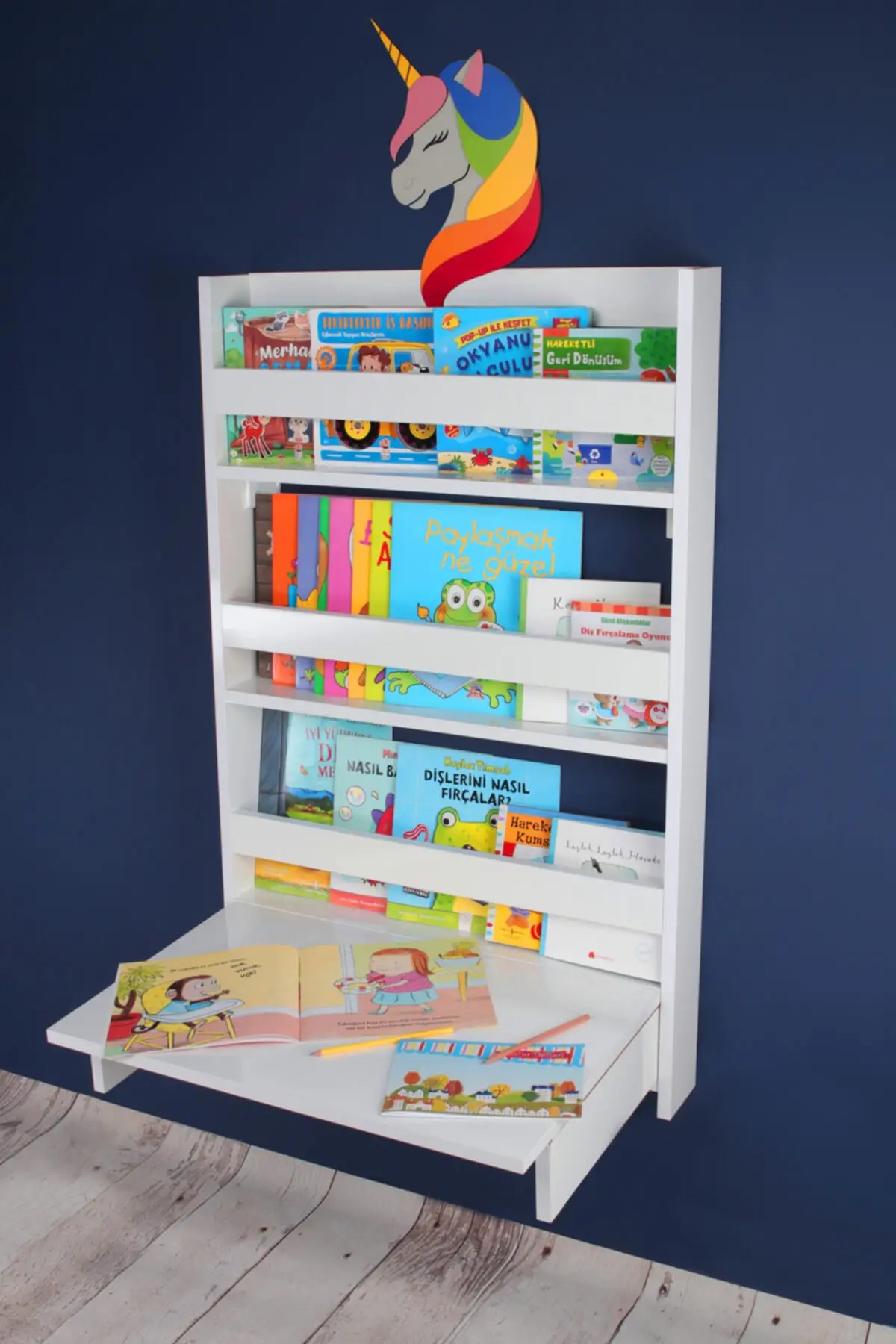 Unicorn Pikir 3 Rak Lipat Kisah Pendidikan Montessori Rak Buku