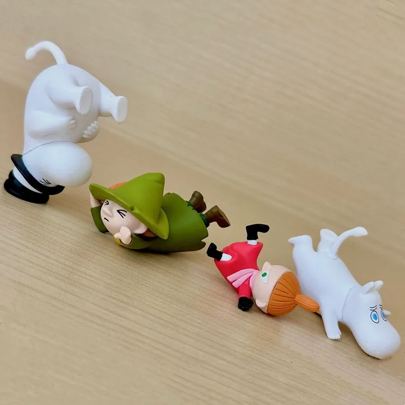 TOMY Original Gashapon Moomin Action Figure Toys For Kids Gift ornamenti modello da collezione