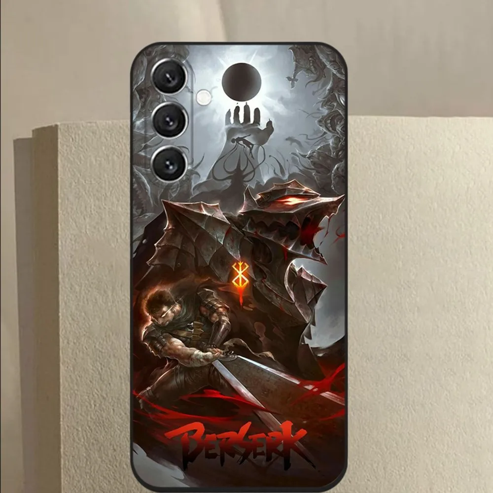 Anime Berserk Guts  Phone Case For Samsung Galaxy A13,A21s,A22,A31,A32,A52,A53,A71,A80,A91 Soft Black Cover