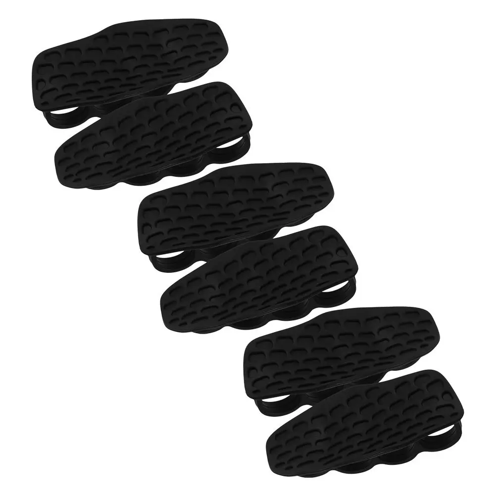 

6Pcs Anti-Slip Silicone Gym Grip Pads Palm Protection Gloves for Weightlifting Deadlifts Pull-Ups Training Exercise