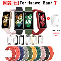 Silicone Strap For Huawei Watch Band 7 Strap Accessories Smart Replacement watchband Wristband correa bracelet for Huawei Band 7