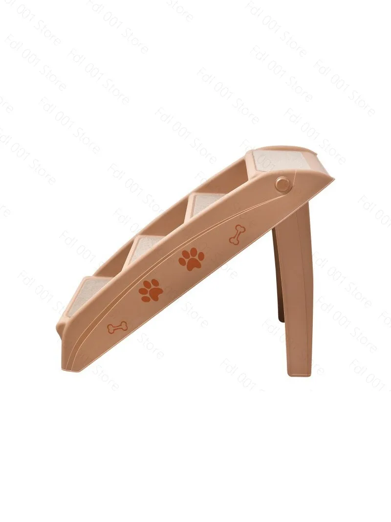 Pet Stairs Dog Bunk Bed Step Bedside Non-Slip Ladder Slope Removable and Washable Folding Small Dog Dog Ladder