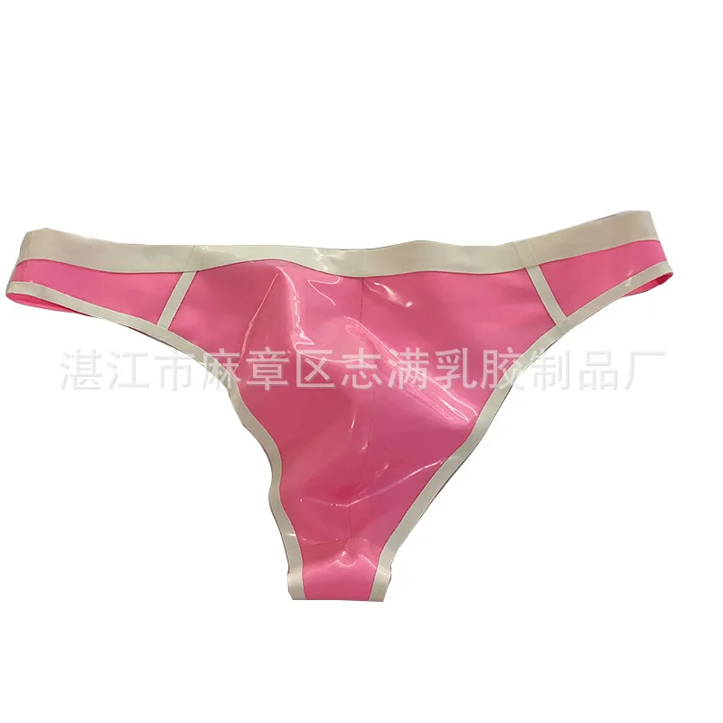 

Malaysia Imported Natural Latex Clothing Sexy Sexy Latex Underwear T-Back Fetish Factory Wholesale