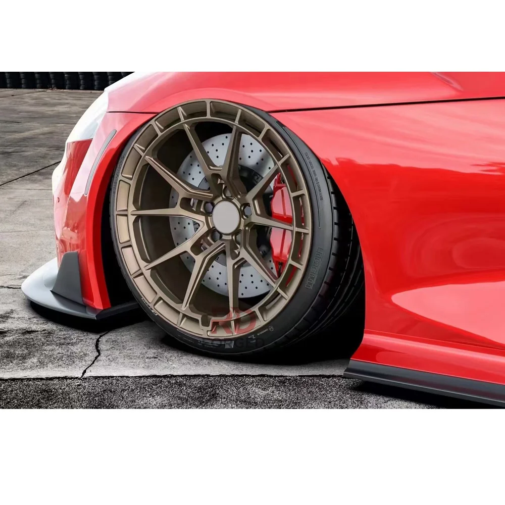 For Custom Forged Wheels Bronze18 19 20 21 22 24 26 Inch Wheel Multi Spokes 5x114.3 5x112 5x120 5x130 for Racing Car Wheels