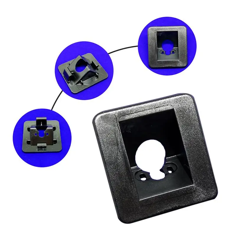 1 Set Universal Vehicle Reverse Cam Back Up Holder Car Rear View Camera Bracket Plate Lights Mount For  K3 K3S