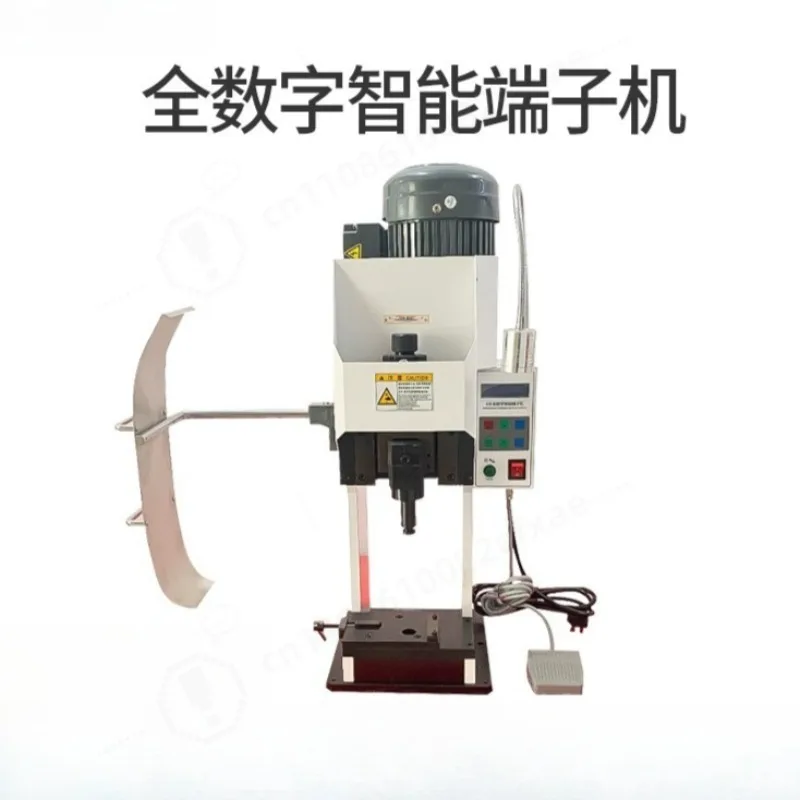 Digital Intelligent Terminal Crimping Machine 2T‑8T Semi‑Automatic Mute Wire Terminal Press Crimping Equipment for  Processing