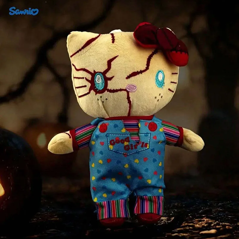 8인치 산리오 할로윈 키티 인형 산리오 헬로키티 방 장식 선물 플러시 장난감 어린이 인형 선물