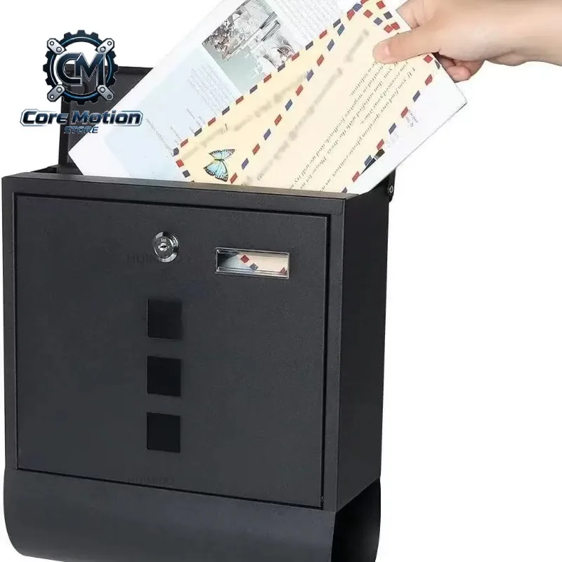 Grayish green Wall Mount Mailbox with Secure Key Lock for Residential  Cross-border Wall-mounted Copper Lock  Post Office Box