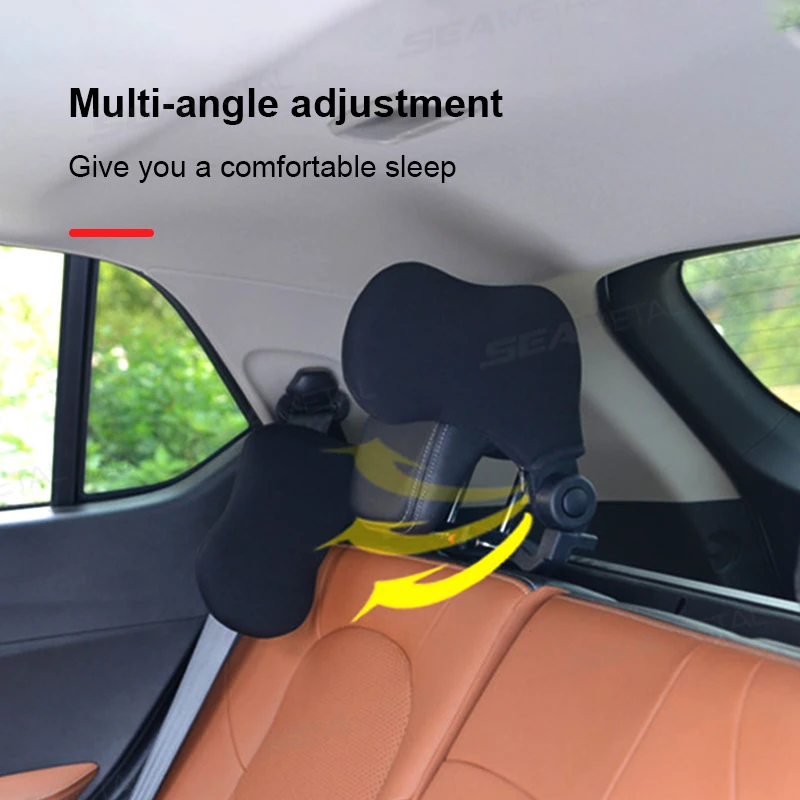 Car Kids Head Pillow Cushion Interior Rear Seat Headrest Pillow Head Hold For Travel Sleep Nap Child Protector Neck Rest Pillows