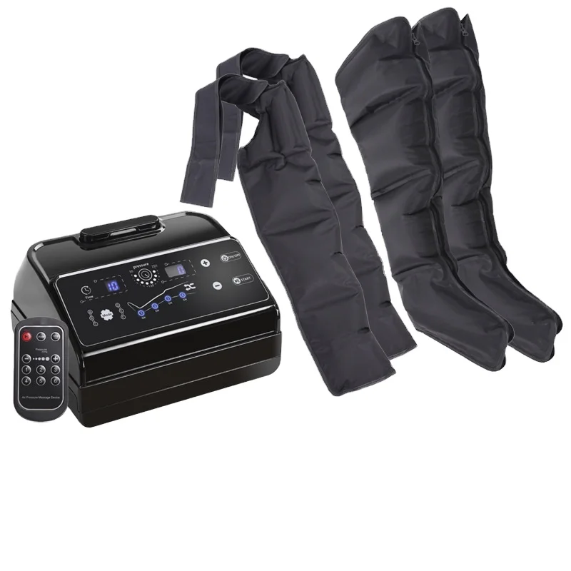 Automatic Pneumatic Leg Massager with 6 Chambers Air Wave & Kneading Foot Bag for Rehabilitation Therapy