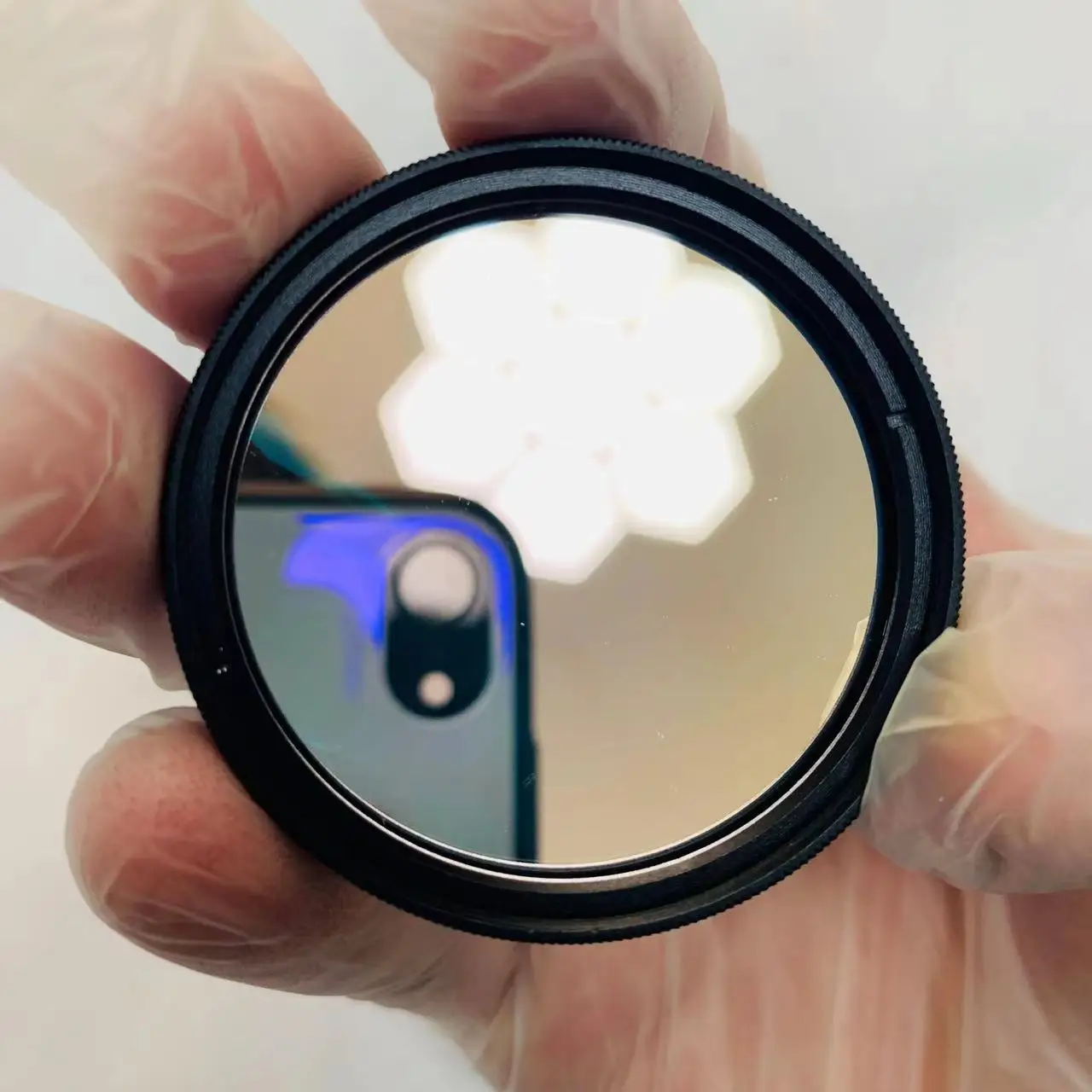 HE-II 468 nm smal banddoorlaatfilterglas 2 "astronomisch filter