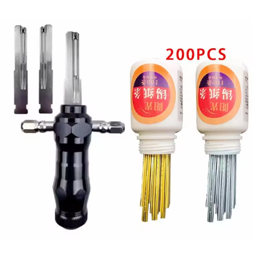 

Набор инструментов AB Kaba Civil Lock Cylinder с фольгой, высококачественные слесарные инструменты из нержавеющей стали