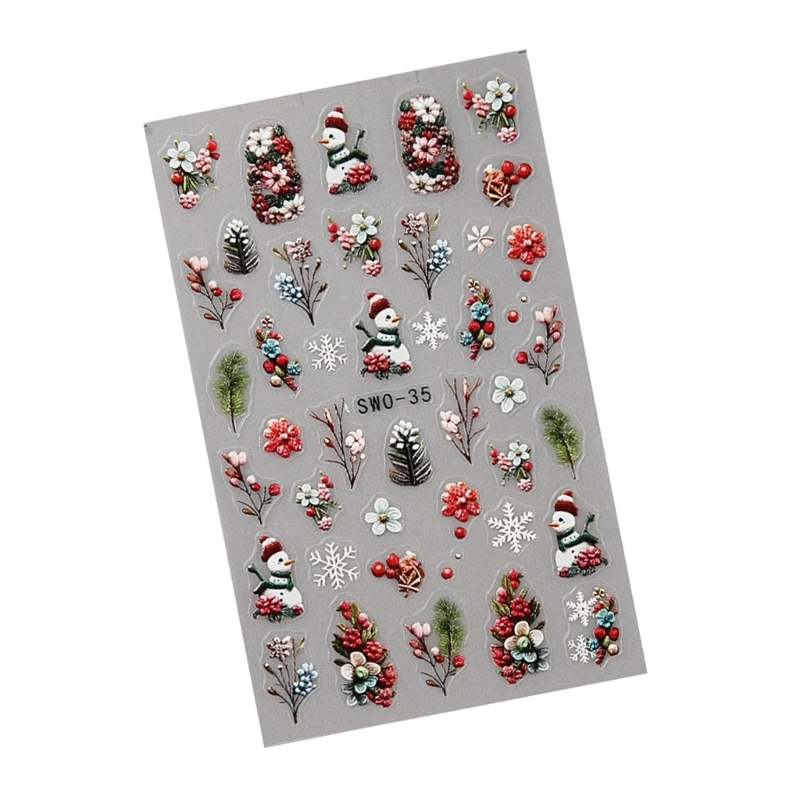 Celebrate The Season With Christmas Art Stickers Decals Fun And Festival R3MF